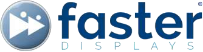 Logotipo da Faster Displays