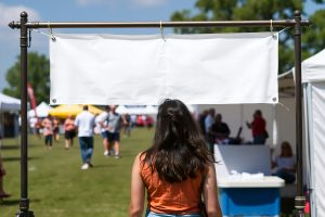 Lona com Ilhós em eventos